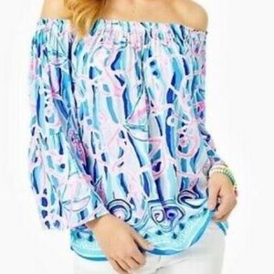 Lilly Pulitzer Nevie off the shoulder